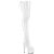 Pleaser ADORE-3850 Platform Overknee Boots Patent White EU-38 / US-8