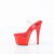 Pleaser ADORE-708 Platform Sandalettes Chrome Clear Red EU-37 / US-7