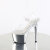 Pleaser ADORE-708 Platform Sandalettes Chrome Clear Silver EU-35 / US-5