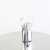Pleaser ADORE-708 Platform Sandalettes Chrome Clear Silver EU-35 / US-5
