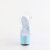 Pleaser ADORE-708LG Platform Sandalettes Clear Glitter Blue EU-37 / US-7