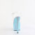 Pleaser ADORE-708LG Platform Sandalettes Clear Glitter Blue EU-38 / US-8
