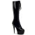 Pleaser DELIGHT-2023 Black Stretch Patent/Black EU-35 / US-5
