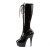 Pleaser DELIGHT-2023 Black Stretch Patent/Black EU-35 / US-5