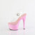 Pleaser ADORE-708LQ Platform Sandalettes Clear Hologram Pink EU-35 / US-5