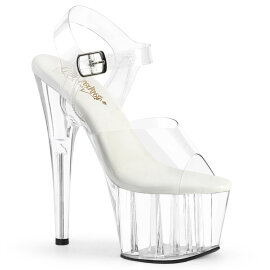 Pleaser ADORE-708VL Platform Sandalettes Clear EU-35 / US-5