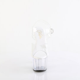 Pleaser ADORE-708VL Platform Sandalettes Clear EU-35 / US-5