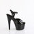 Pleaser ADORE-709GP Platform Sandalettes Patent Glitter Black EU-35 / US-5