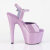Pleaser ADORE-709GP Platform Sandalettes Patent Glitter Light Purple EU-44 / US-14