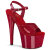 Pleaser ADORE-709GP Platform Sandalettes Patent Glitter Red EU-37 / US-7