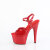 Pleaser ADORE-709GP Platform Sandalettes Patent Glitter Red EU-37 / US-7