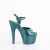 Pleaser ADORE-709GP Platform Sandalettes Patent Glitter Green EU-35 / US-5