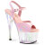 Pleaser ADORE-709HT Platform Sandalettes Hologram Smoke Pink EU-40 / US-10
