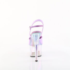 Pleaser ADORE-709HT Platform Sandalettes Hologram Smoke Purple EU-39 / US-9