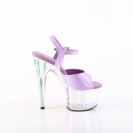 Pleaser ADORE-709HT Platform Sandalettes Hologram Smoke Purple EU-42 / US-12