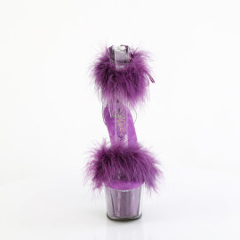 Pleaser ADORE-724F Platform Sandalettes Clear Purple...