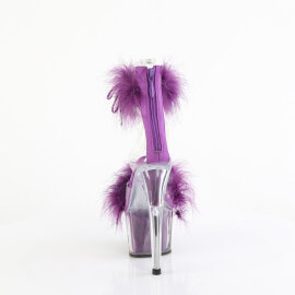 Pleaser ADORE-724F Platform Sandalettes Clear Purple EU-36 / US-6