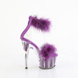 Pleaser ADORE-724F Platform Sandalettes Clear Purple EU-39 / US-9