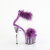 Pleaser ADORE-724F Platform Sandalettes Clear Purple EU-39 / US-9