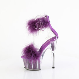 Pleaser ADORE-724F Platform Sandalettes Clear Purple EU-43 / US-13