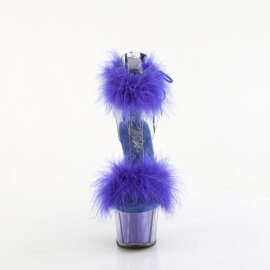 Pleaser ADORE-724F Platform Sandalettes Clear Blue EU-36...
