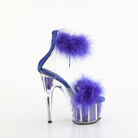 Pleaser ADORE-724F Platform Sandalettes Clear Blue EU-37 / US-7