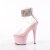 Pleaser ADORE-724RS Platform Sandalettes Clear Rhinestones Pink EU-35 / US-5