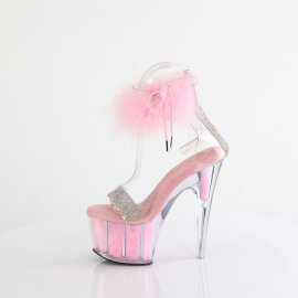 Pleaser ADORE-727F Platform Sandalettes Clear Pink EU-37 / US-7