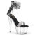 Pleaser ADORE-727RS Platform Sandalettes Clear Rhinestones Black EU-35 / US-5