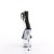 Pleaser ADORE-727RS Platform Sandalettes Clear Rhinestones Black EU-37 / US-7