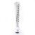 Pleaser DELIGHT-2023 White Stretch Patent/White EU-41 / US-11