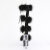 Pleaser ADORE-728F Platform Sandalettes Clear Black EU-37 / US-7