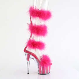 Pleaser ADORE-728F Platform Sandalettes Clear Pink EU-37 / US-7
