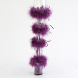 Pleaser ADORE-728F Platform Sandalettes Clear Purple...