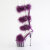 Pleaser ADORE-728F Platform Sandalettes Clear Purple EU-38 / US-8