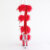 Pleaser ADORE-728F Platform Sandalettes Clear Red EU-37 / US-7