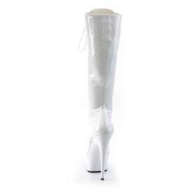Pleaser DELIGHT-2023 White Stretch Patent/White EU-37 / US-7