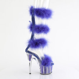 Pleaser ADORE-728F Platform Sandalettes Clear Blue EU-35 / US-5