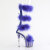 Pleaser ADORE-728F Platform Sandalettes Clear Blue EU-35 / US-5
