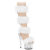 Pleaser ADORE-728F Platform Sandalettes Clear White EU-35 / US-5