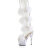 Pleaser ADORE-728F Platform Sandalettes Clear White EU-35 / US-5