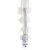Pleaser ADORE-728F Platform Sandalettes Clear White EU-35 / US-5