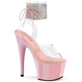 Pleaser ADORE-791-2RS Platform Sandalettes Clear...