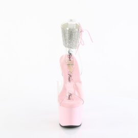 Pleaser ADORE-791-2RS Platform Sandalettes Clear...