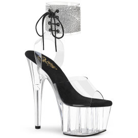 Pleaser ADORE-791-2RS Platform Sandalettes Clear...