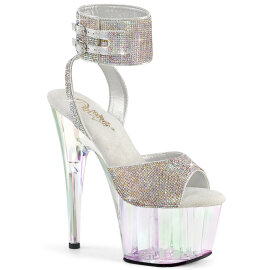 Pleaser ADORE-791HTRS Platform Sandalettes Hologram...