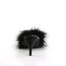 Fabulicious AMOUR-03 Mules Faux Leather Black EU-37 / US-7