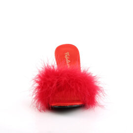 Fabulicious AMOUR-03 Mules Faux Leather Red EU-37 / US-7