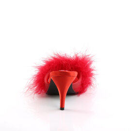 Fabulicious AMOUR-03 Mules Faux Leather Red EU-39 / US-9