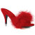 Fabulicious AMOUR-03 Mules Faux Leather Red EU-39 / US-9